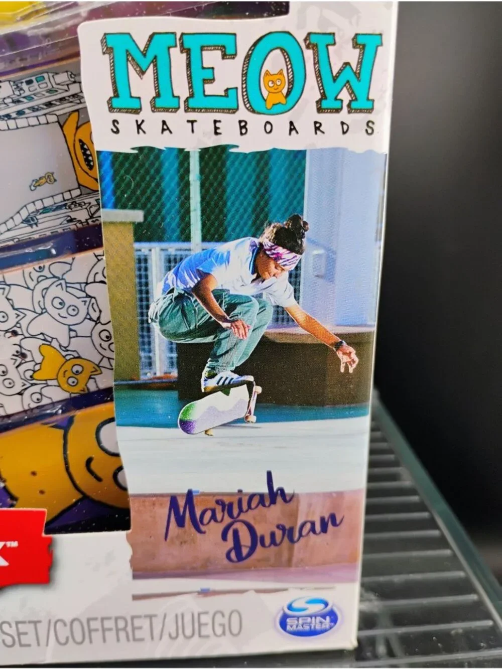Tech Deck Meow Power Pack Fingerboards Set 7 Boards Mariah Duran
